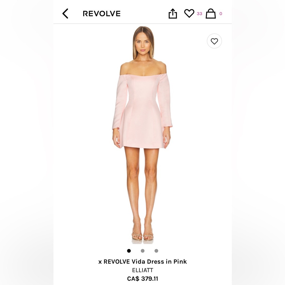 REVOLVE PINK DRESS, ELLIATT VIDA DRESS